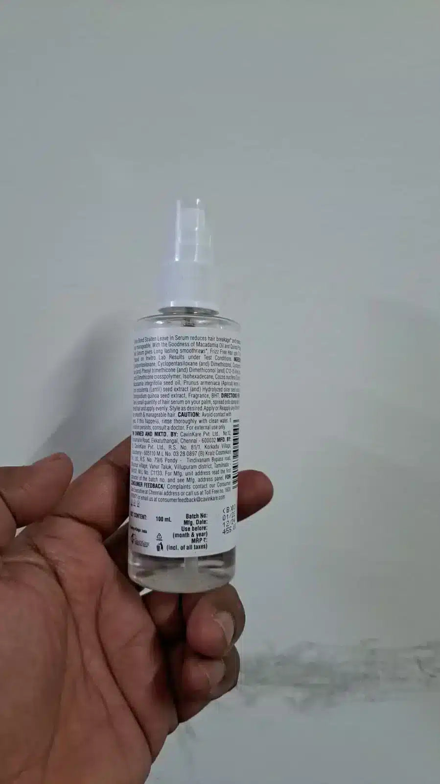 Krone Professional Shine Bond Straiten Serum 100ml - Pinkbliss