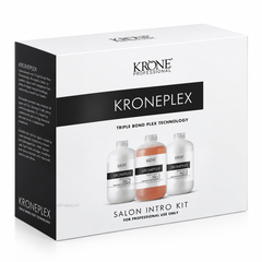 Krone Professional Kroneplex Salon Intro Kit | Triple Bond Plex Technology | Professional Hair Repair & Strengthening Treatment 1575ml