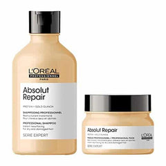 L'Oréal Professional Absolut Repair shampoo 300ml and Gold Quinoa mask 250ml - Pinkbliss