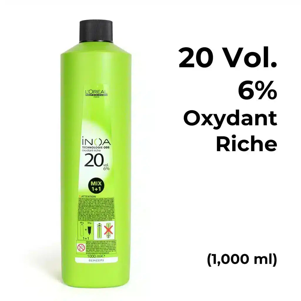 L’oreal Professionnel Inoa Oxydant Riche 20 Vol 6% Developer (1000ml) - Pinkbliss