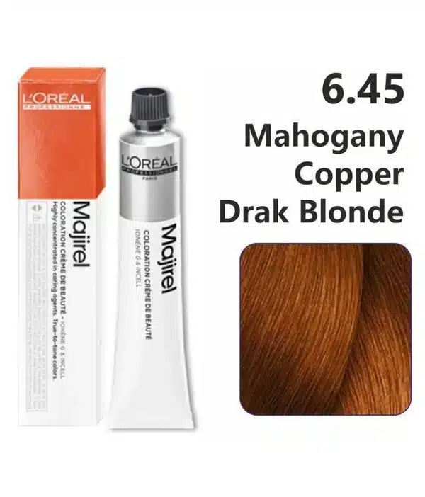 L'Oréal Professional Majirel 6.45 Mahogany Copper Dark Blonde - Pinkbliss