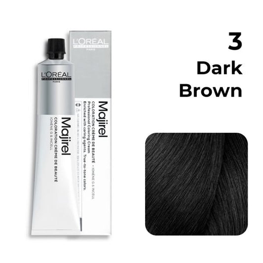L'oreal Professionnel Majirel Cover - 3 (Dark Brown) - Pinkbliss