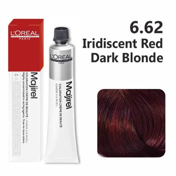 L'oreal Professionnel Paris Majirel - 6.62 (Iridiscent Red Dark Blonde) - Pinkbliss