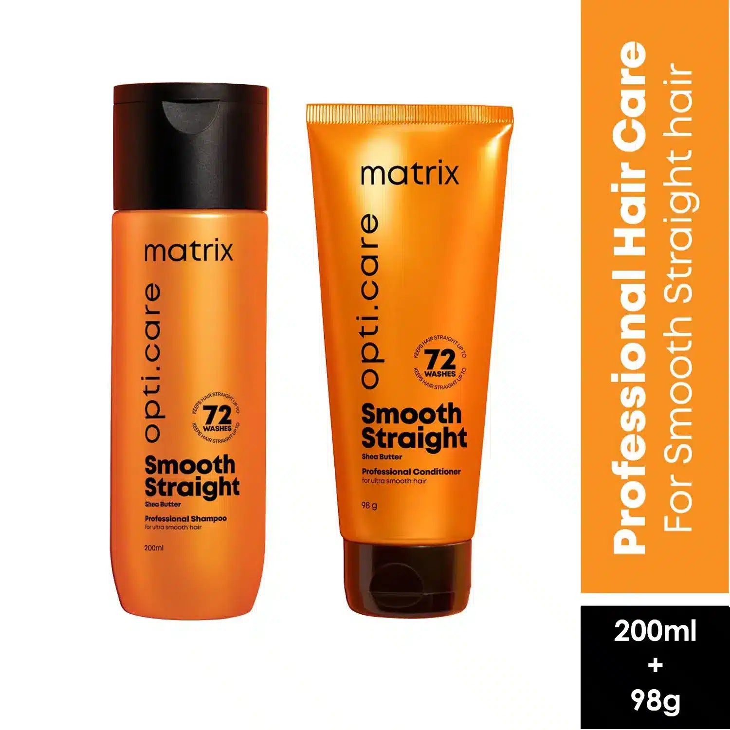 MATRIX Opti.Care smooth straight Shampoo 200ml + Conditioner 98g - Pinkbliss