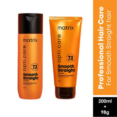 MATRIX Opti.Care smooth straight Shampoo 200ml + Conditioner 98g - Pinkbliss