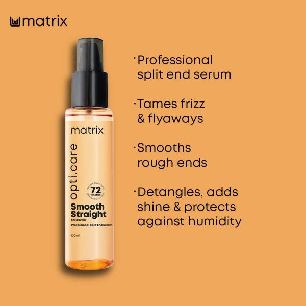 MATRIX Opti.Care Professional Smooth Straight Hair Serum 100ml - Pinkbliss