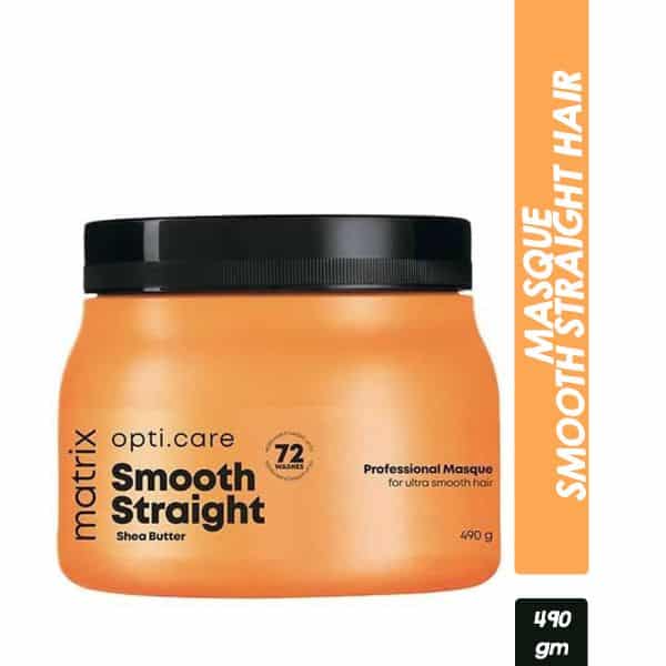 Matrix Opti care Smoothing Straight Shampoo 1000ml and Shea butter Mask 490gm Combo - Pinkbliss