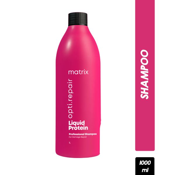 Matrix Opti Repair Professional Liquid Protein Shampoo For Damage Repair (1000ml) - Pinkbliss