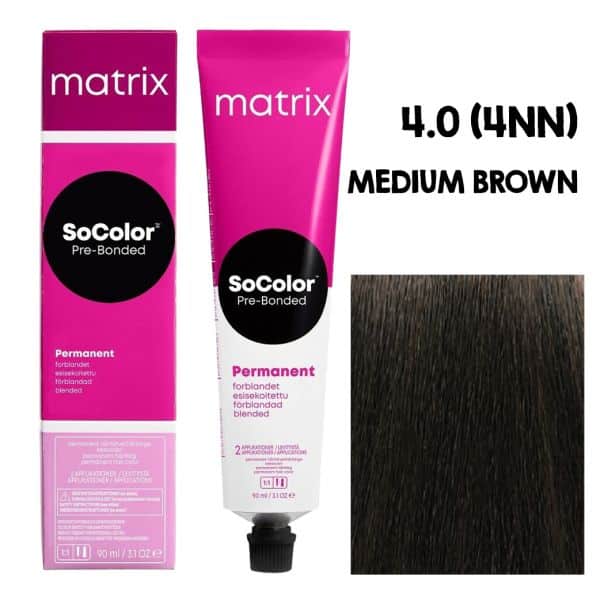 Matrix SOCOLOR 4.0 4NN (Medium Brown) - Pinkbliss