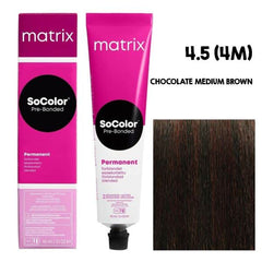 Matrix SOCOLOR 4.5 4M (Chocolate Medium Brown) - Pinkbliss