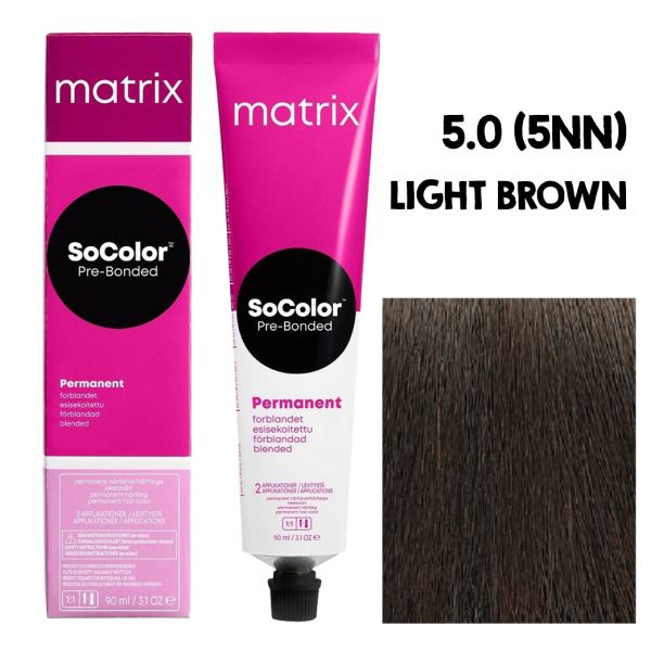 Matrix SOCOLOR 5.0 5NN (Light Brown) - Pinkbliss