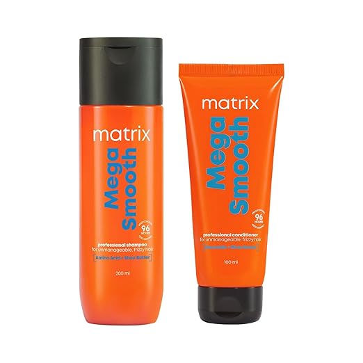 Matrix Mega Smooth Shampoo 200ml and Conditioner 100ml Combo