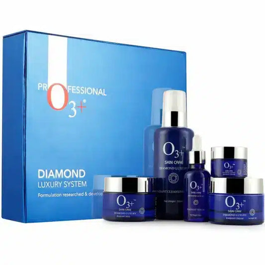 O3+ Professional Diamond Luxury System Facial Kit For Bridal Makeup And Ultra Glow Treatments - Pinkbliss