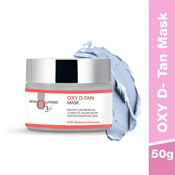 O3+ Professional Oxy D-Tan Mask Instant Tan Removal & Sun Damage 50 gm - Pinkbliss