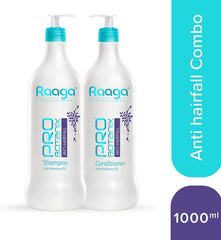 Raaga Professional Pro Botanix Anti-Hair Fall Conditioner and shampoo 1000ml Each - Pinkbliss