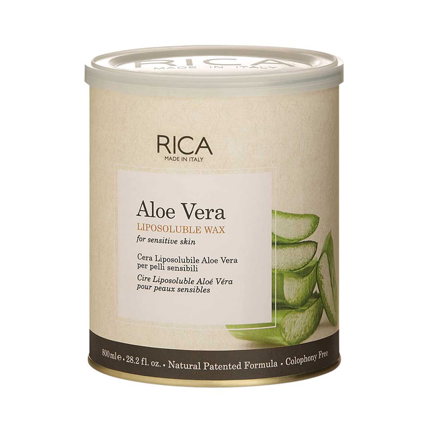 Rica Aloe Vera Liposoluble Wax For Sensitive Skin 800g - Pinkbliss