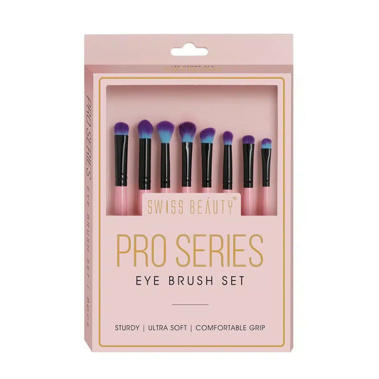 SWISS BEAUTY PRO SERIES EYE BRUSH SET - Pinkbliss