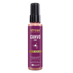 Streax Professional Canvoline Straightening Post Care Hair Serum for Anti Hair Breakage 100ml - Pinkbliss