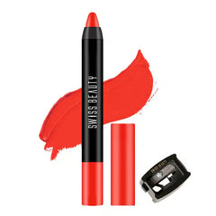 Swiss Beauty Stay on Matte Lip Crayon 24 shades - Pink Up - Pinkbliss