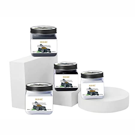 DR.RASHEL Charcoal combo with Scrub, Gel, Cream, Face Pack 380ml (Pack of 4) - Pinkbliss