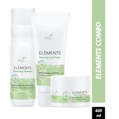 Wella Professionals Elements Renewing Shampoo 250ml ,Conditioner 200ml ,Mask 150ml - Pinkbliss