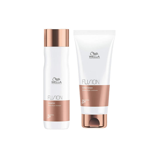 Wella Professionals Fusion Intense Repair Shampoo 250ml and Conditioner 200ml - Pinkbliss