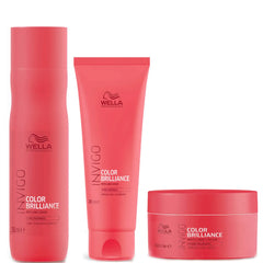 Wella Professionals INVIGO Color Brilliance Shampoo-Conditioner-Mask (250ml+200ml+150ml) - Pinkbliss