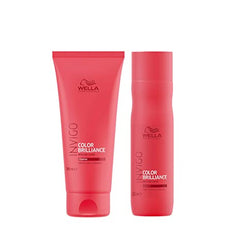Wella Professionals INVIGO Color Brilliance Shampoo 250ml and Conditioner 200ml Combo - Pinkbliss