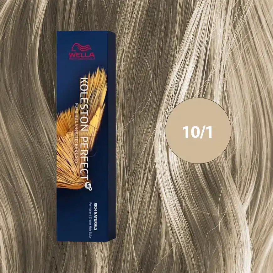 Wella Professionals Koleston Perfect Me+ Permanent Hair Color 10/1 Lightest Blonde Ash - Pinkbliss