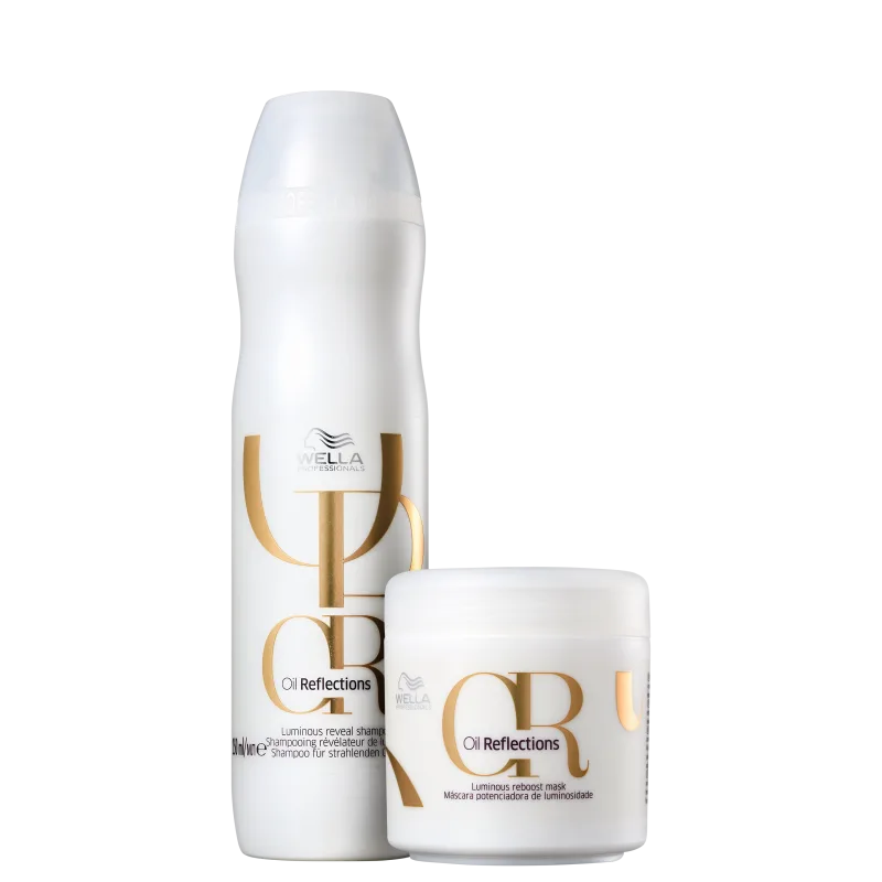 Wella Professionals Oil Reflections Luminous Shampoo 250ml and Mask 150ml - Pinkbliss