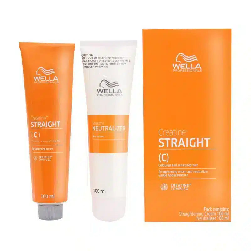 Wella Professionals Creatine Straight (C) (Straightening Cream And Neutralizer) 200ml - Pinkbliss