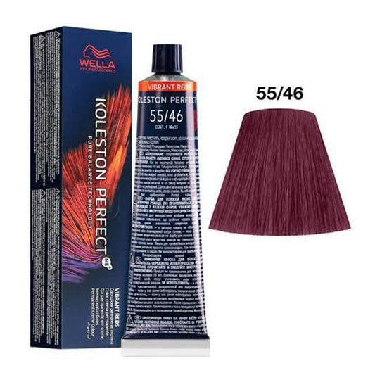 Wella Professionals Koleston Perfect ME+ 55/46 Light Brown Intensive Red Violet - Pinkbliss