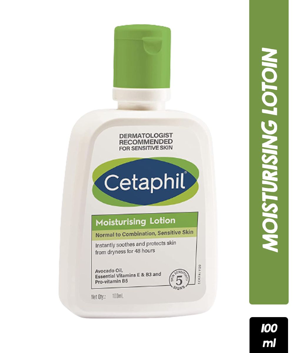 Cetaphil Moisturising Lotion for Normal to Combination, Sensitive skin 100ml - Pinkbliss
