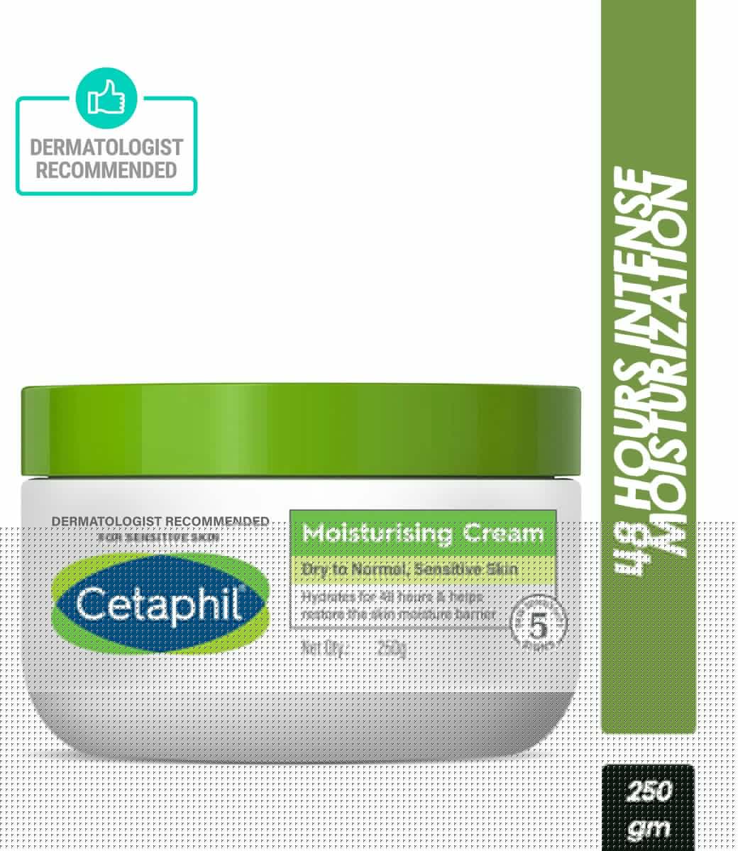 Cetaphil Moisturizing Cream For Dry, Normal, Sensitive Skin 250g - Pinkbliss