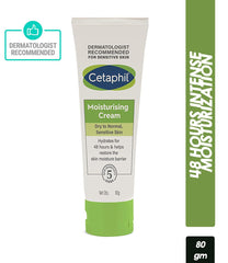 Cetaphil Moisturizing Cream for Dry to Normal Sensitive Skin, 80g - Pinkbliss