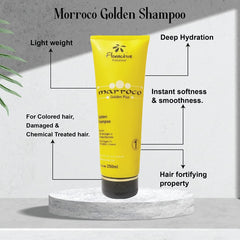 Floractive Profissional Marroco Golden Plus Shampoo (250ml) - Pinkbliss