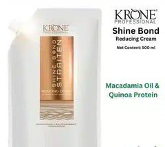 Krone Professional Shine Bond Straighten Reducing Cream 500ml - Pinkbliss