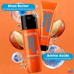 MATRIX Mega Smooth Straight Hair Kit (Shampoo 350ml + Conditioner 196g + Serum 100ml)