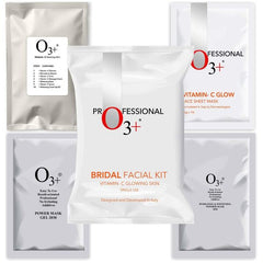 O3+ Professional Bridal Vitamin C Glowing Skin Facial Kit (136g, Single Use) - Pinkbliss