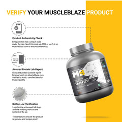 MuscleBlaze Biozyme Performance Whey, 2 kg (4.4 lb) - Pinkbliss