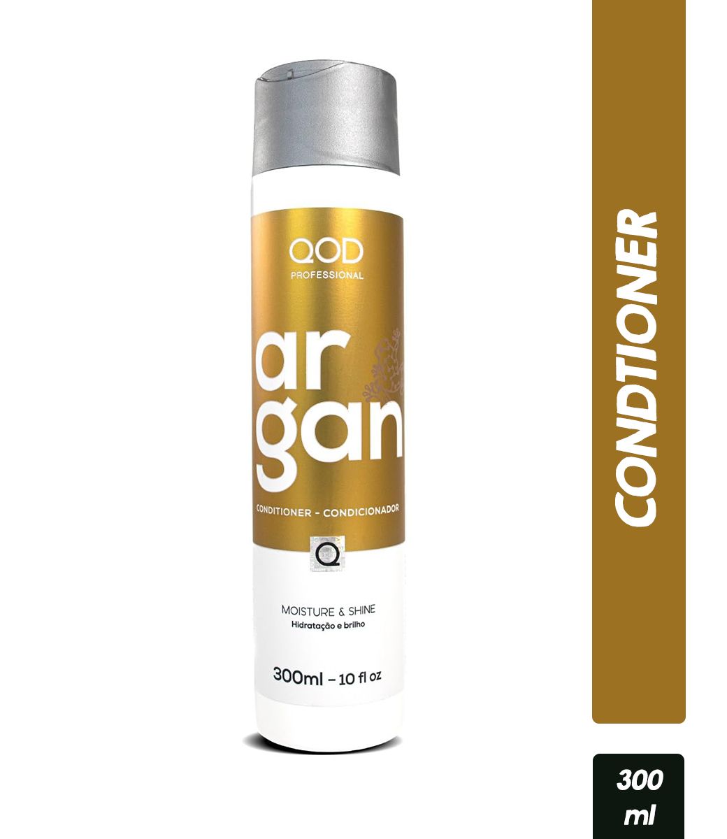 QOD Professional Argan Shampoo and Conditioner 300ml | Sulphate free | Sodium Chloride free - Pinkbliss