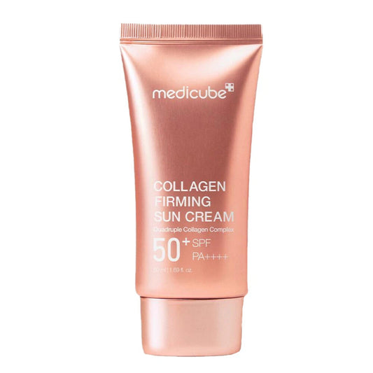 Medicube Collagen Firming Sun Cream SPF50+ PA++++ 50ml | Korean Sunscreen for Anti-Aging, Hydration & Glass Skin Glow