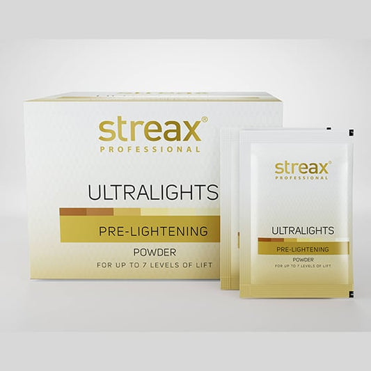 Streax Professional Ultralights Blonder Powder Pouch (20gm) - Pinkbliss