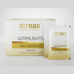 Streax Professional Ultralights Blonder Powder Pouch (20gm) - Pinkbliss