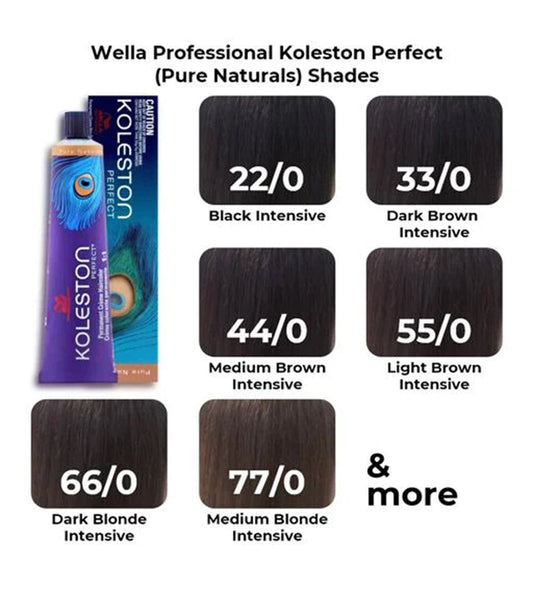 Wella Professionals Koleston me+ Dark Brown Hair Color 33/0 Dark Brown 60g - Pinkbliss