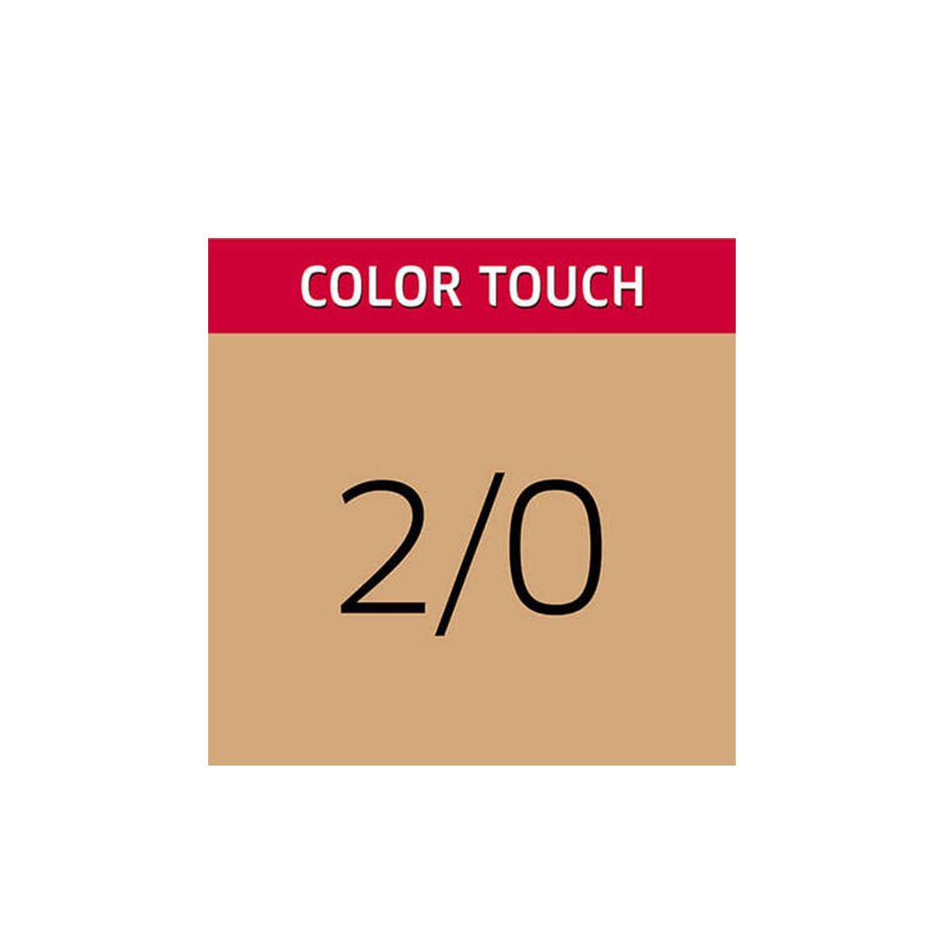 Wella Professionals Color Touch 2/0 Black/Natural Semi-Permanent 60ml - Pinkbliss