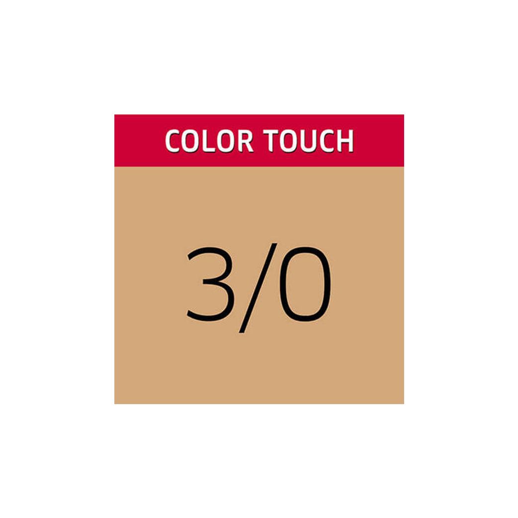 Wella Professionals Color Touch 3/0 Dark Brown/Natural Semi-Permanent (60ml) - Pinkbliss