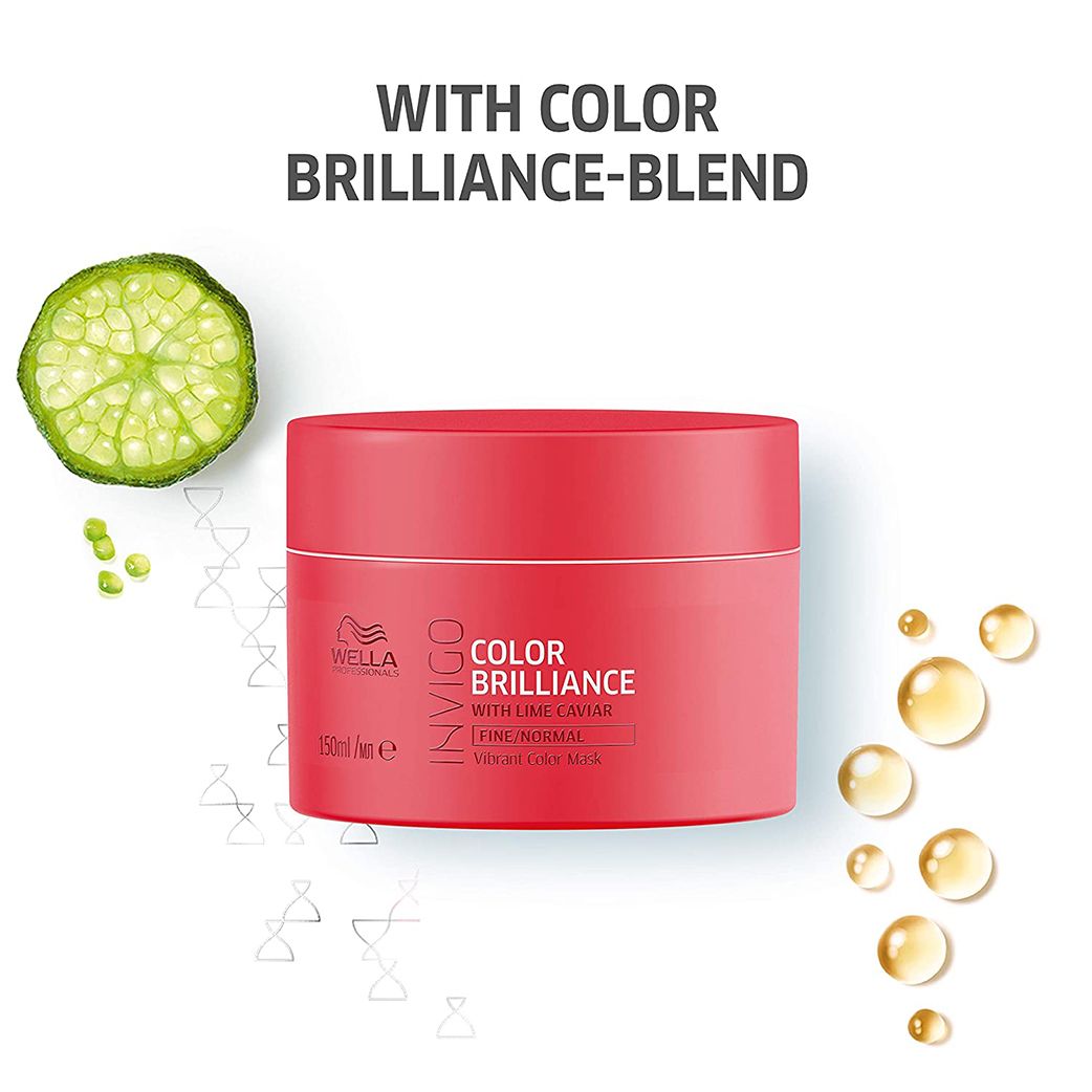 Wella Professionals INVIGO Color Brilliance Mask 150ml and Shampoo 250ml - Pinkbliss