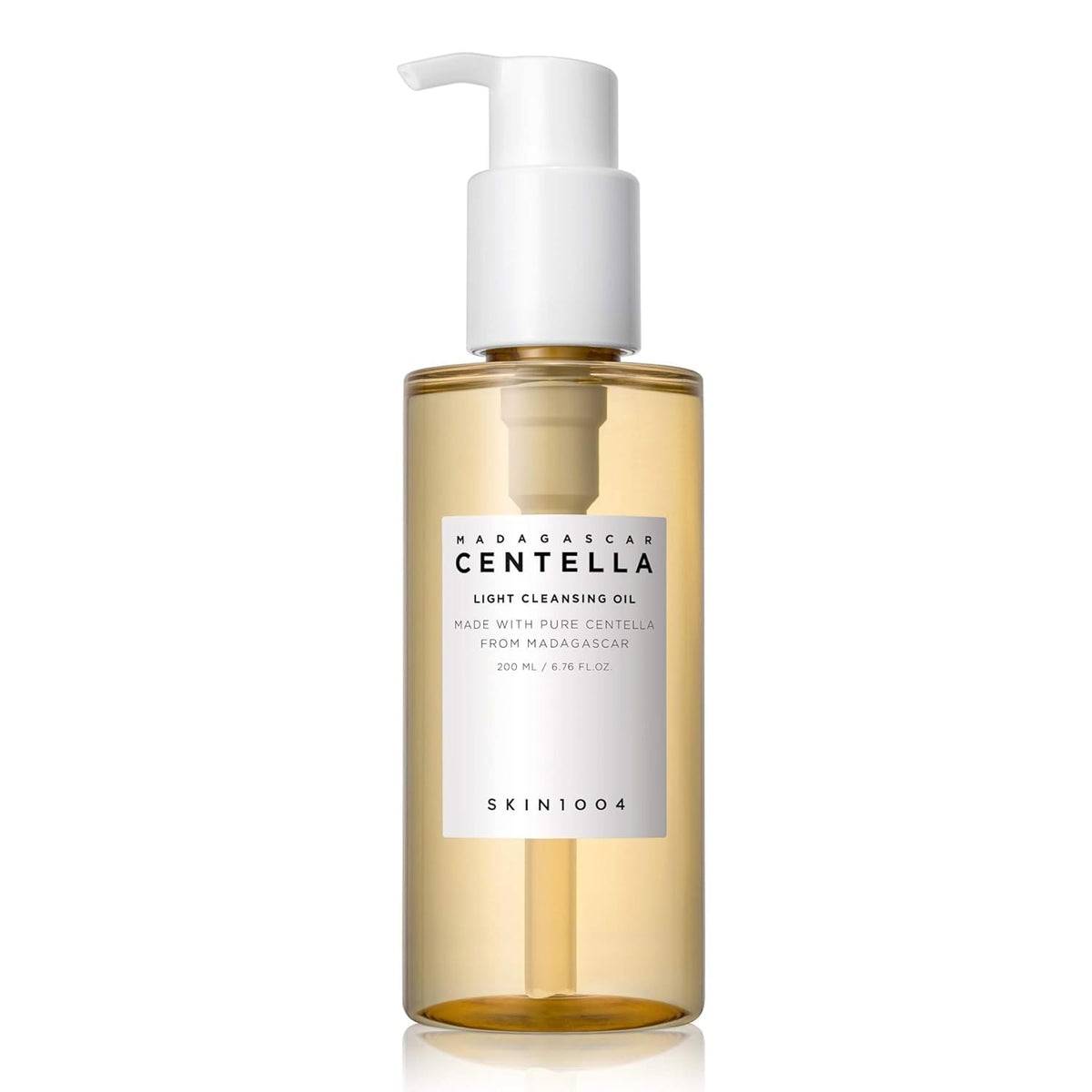 SKIN1004 Madagascar Centella Light Cleansing Oil 200ml | Gentle Oil Cleanser for Face, Korean Facial Cleanser, Double Cleansing