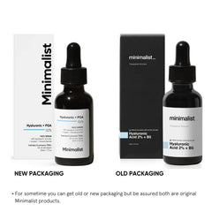 Minimalist 2% Hyaluronic Acid + PGA Serum 30 ml for Intense Hydration, Glowing Skin & Fine Lines | Daily Hydrating Face Serum For Women & Men with Dry, Normal &Oily Skin - Pinkbliss